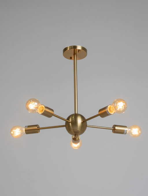 Люстра 13189/5GD, 5х40Вт, E27, 50х50х43 см