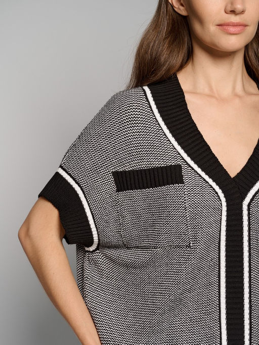 Жилет женский 12521-54020 black/white