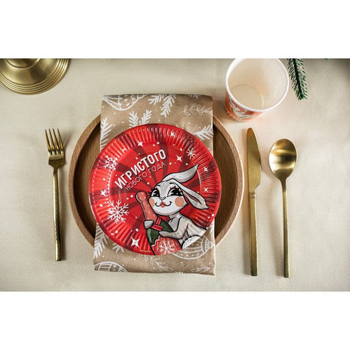 Набор бумажной посуды Богатого Нового года! - Страна карнавалия фото 9