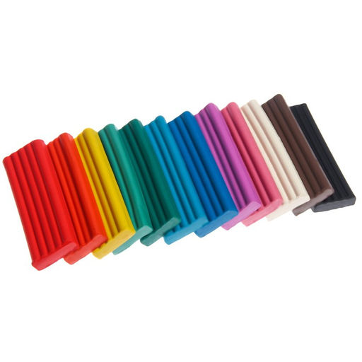 Пластилин 12 цветов 180 г, Синий трактор  фото 3