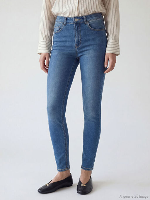 J?piter S?per Skinny Fit Kad?n Jean Pantolon