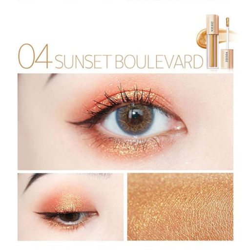 ZEESEA Тени для век кремовые Glitter Liquid eye shadow тон 04, 2.8 г фото 3