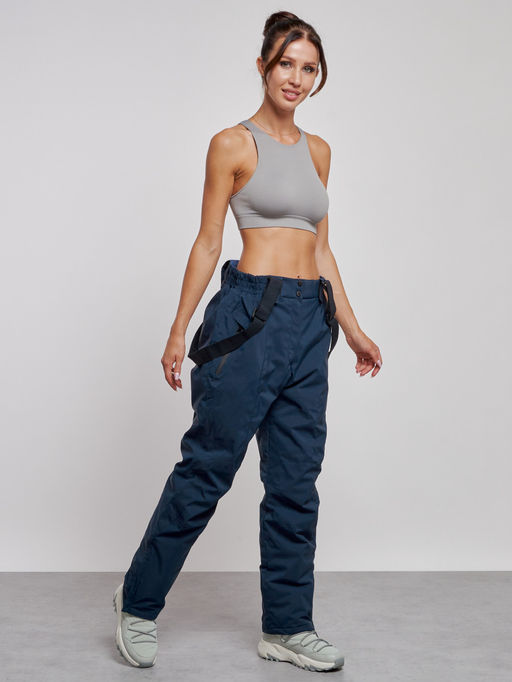 Горнолыжный костюм женский большого размера зимний фиолетового цвета 03936F - Chunmai фото 17