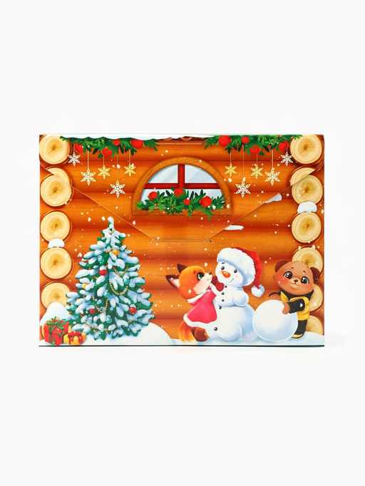 Сладкий детский новогодний подарок Зверята, конфеты + письмо Деда Мороза, 300 г - Фабрика счастья фото 3