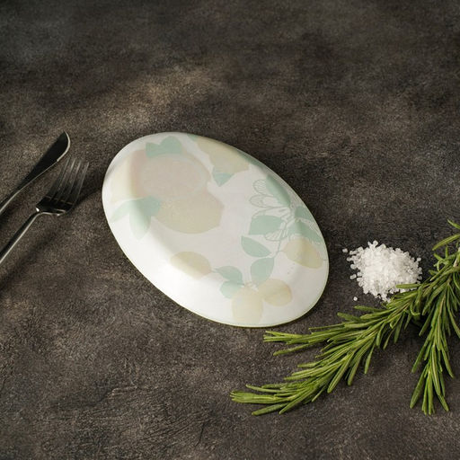 Блюдо стеклянное сервировочное овальное Доляна Дольче, 24,5152 см фото 6