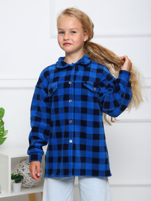 РБ013 Рубашка Мейн (синий) - Милаша фото 2