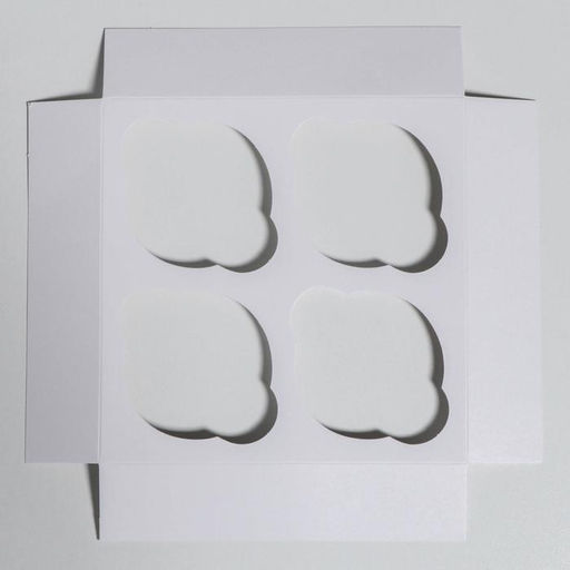 Цена за 5 шт. Коробка для капкейков «С Новым годом!» 16×16×10 см