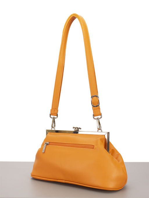 LACCOMA сумка Фиона-Ф826-оранжевый эко кожа хлопок фото 2