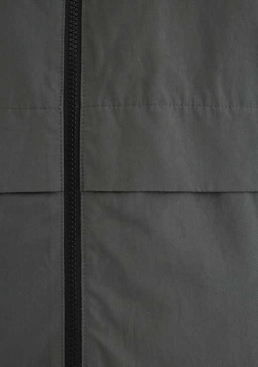 Kapusonlu Yesil Ceket - Mavi фото 8