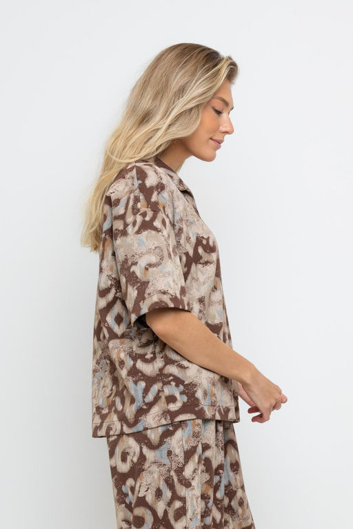 VERY NEAT _ ЕВТ 3233/кофе,этно фуфайка жен  фото 2