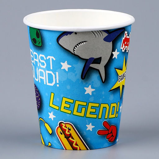 Цена за 2 шт. Стакан бумажный одноразовый «День рождения», в наборе 6 шт.