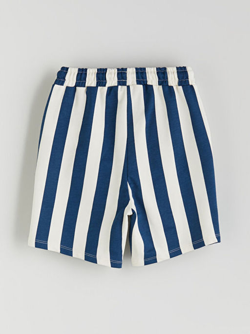 Beli Lastikli ?izgili Erkek ?ocuk ?ort