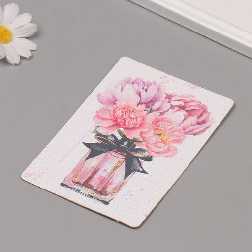 Цена за 2 шт. Открытка для выращивания «Арт Узор. Вырасти сам. Пионы» с семенами, 10×15 см