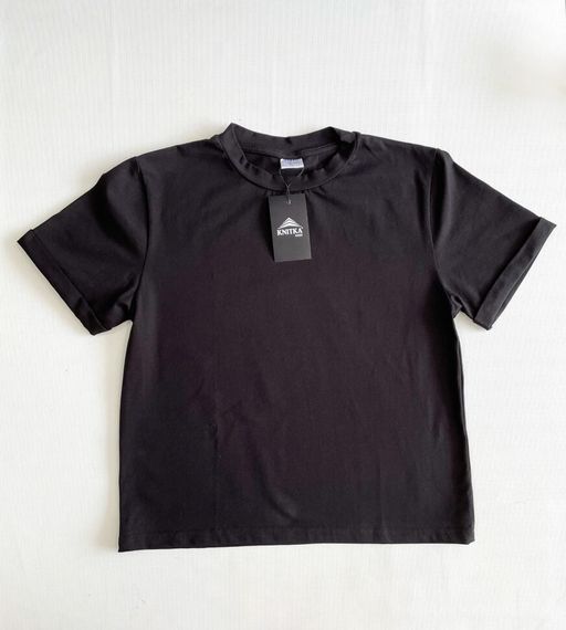 291 Футболка базовая, черный - Knitka wear фото 5