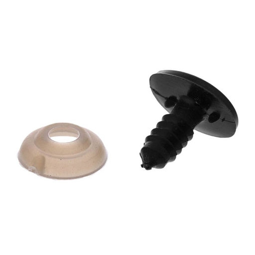 Глаза винтовые с заглушками, набор 4 шт., размер 1 шт: 1,65 1,3 см - Школа талантов фото 2