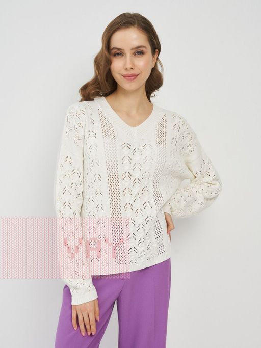 Джемпер женский 5221-41233. 796 молоко