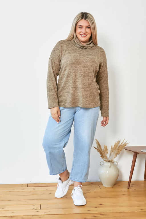 Джемпер Luxury Moda 1201-Р коричневый