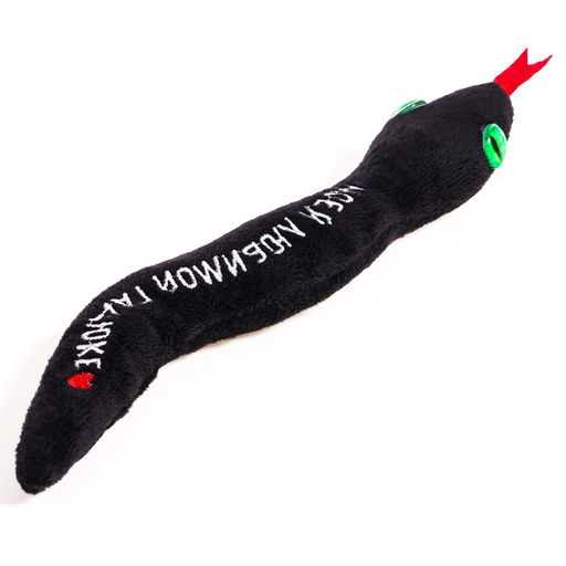 Мягкая игрушка Моей любимой гадюке, змея, чёрная, 27 см - POMPOSHKI фото 4