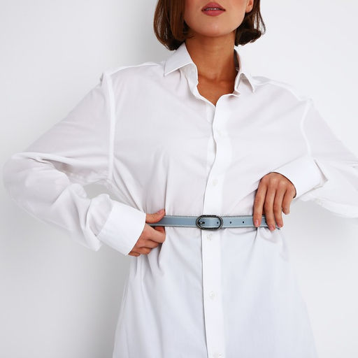 Ремень женский, ширина 2,4 см, пряжка металл, цвет голубой - Simaland фото 4