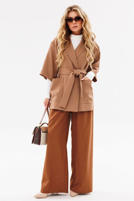 Жакет AmberA 1089-1 терракот  фото 2