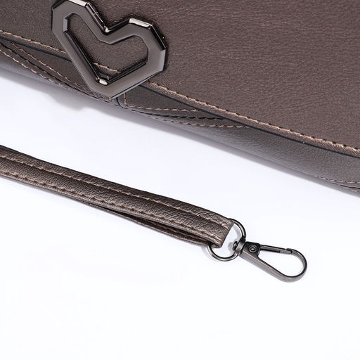 Сумка женская, кросс-боди, на магните, 24?6?14 см, бронзовая