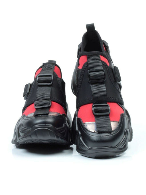 05-FDG103-3P BLACK Кроссовки женские (натуральная кожа, текстиль)