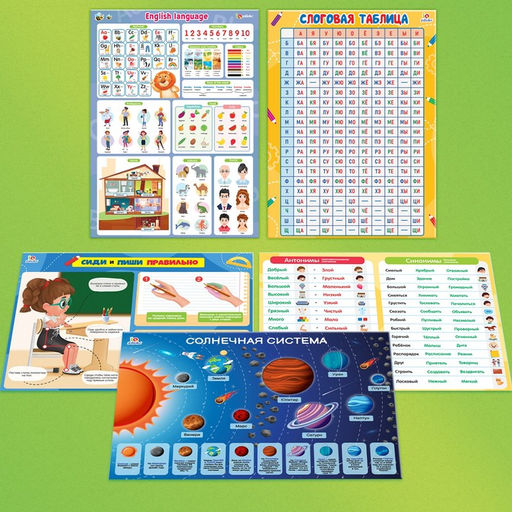 Развивающие плакаты «Для начальной школы»