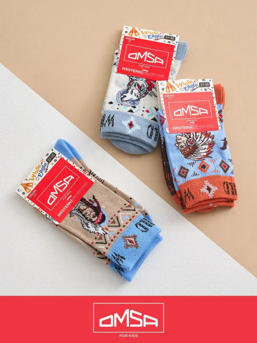 (Omsa) Calzino 23P90 (индейцы) jeans