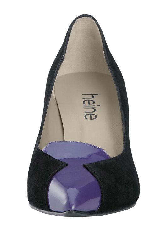 Туфли, черно-лиловые - Heine фото 5