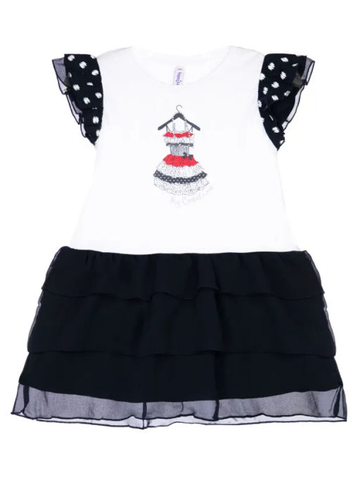 PlayToday / Платье трикотажное для девочек  фото 6