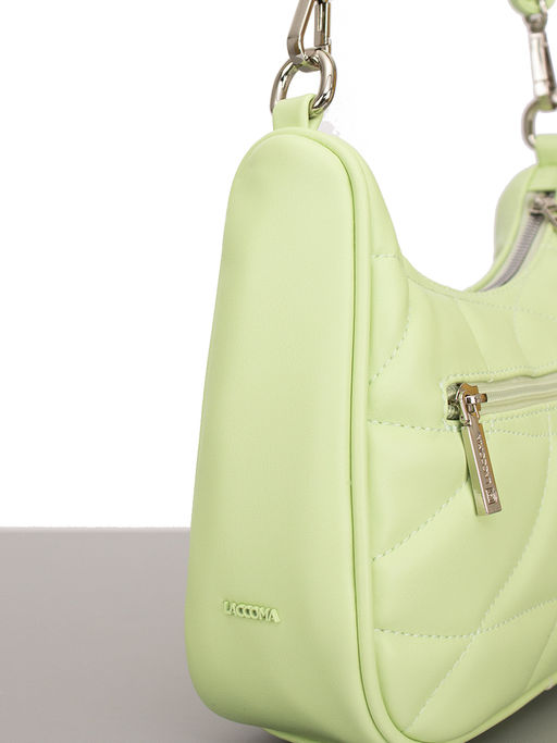 LACCOMA сумка Амира-Ф826-мятный эко кожа хлопок  фото 7