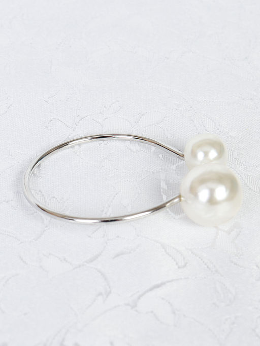 Кольца для салфеток 6 штук Бусины Серебро / JG03-3 /уп 200/ - Галеонтрейд фото 8