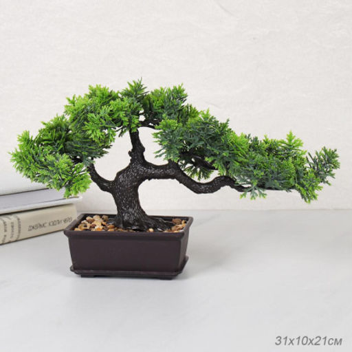 Цветочная композиция Бонсай 31х10х21 см / ZH-012 /уп 12/120/ кашпо + дерево набор - Галеонтрейд фото 4