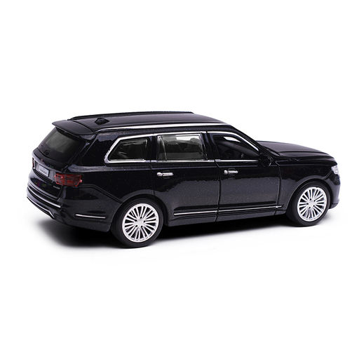 Машина металл Аурус Комендант 12,5 см, (двери, багаж, черный) инерц, в коробке