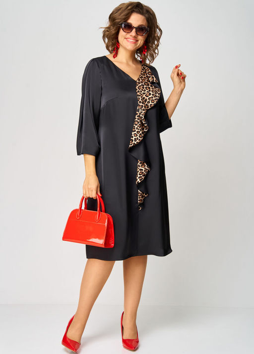 Платье EVA GRANT 7200Л принт леопард