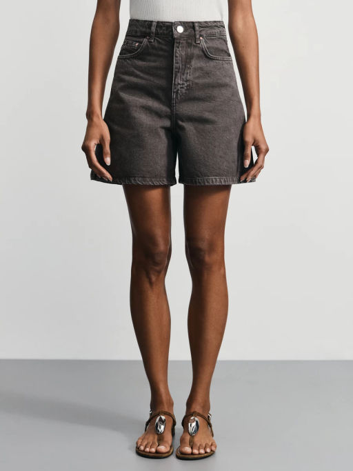 Джинсовые шорты А-силуэта / Zarina  фото 3