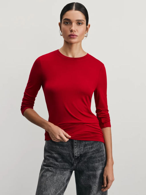 Лонгслив из модала / Zarina  фото 6