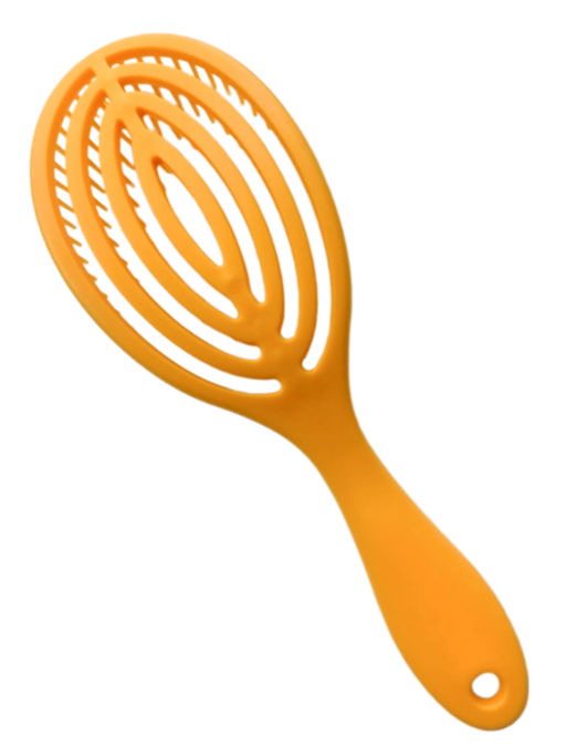 Rama Rose Расчёска для волос продувная фигурная K2021E, пластик, в ассортименте  фото 2