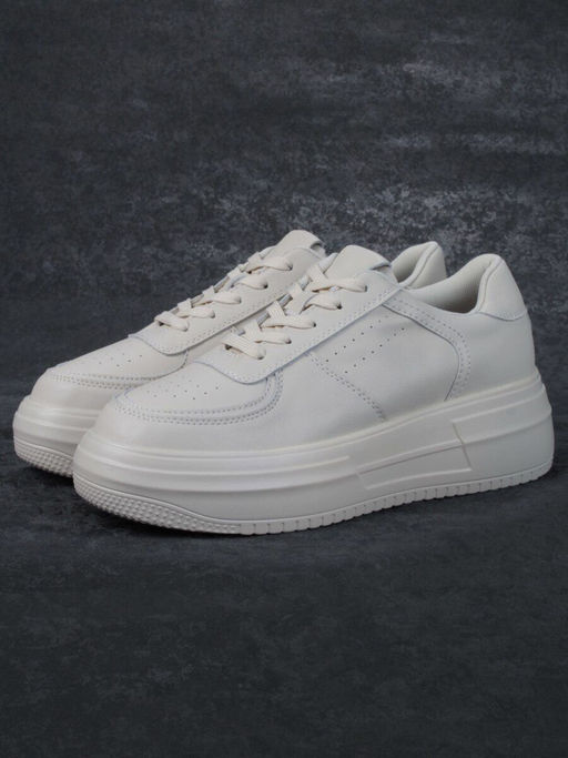 05-PDA157-2 BEIGE Кроссовки женские (натуральная кожа) - Фабричный китай фото 4