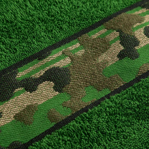 Полотенце махровое Love Life Милитари 30?60 см, цв. хаки, 100% хлопок, 360 г/м?