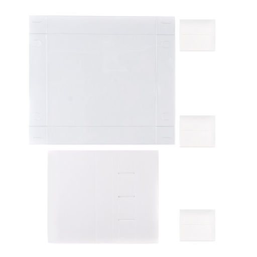 Цена за 5 шт. Коробка под 4 конфеты и шоколад с ячейками «Белая» 18.8 х 15.7 х 3 см