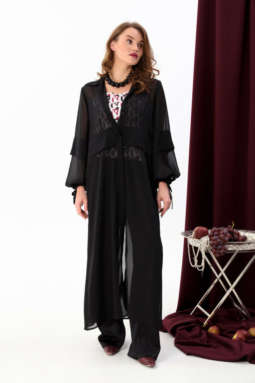 Костюм NIKVA н949-1 чёрный+ромбы бургунди