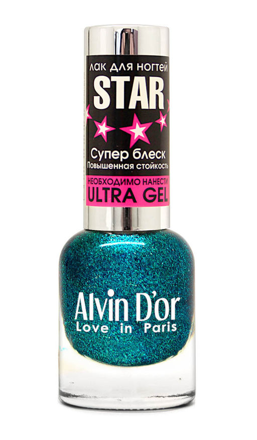 Alvin Dor Лак для ногтей STAR Супер блеск тон 6122 15мл