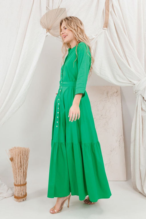 Платье AMORI 9748 яркая зелень  фото 2