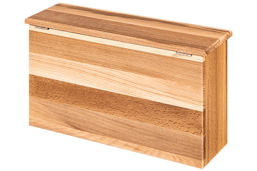 Подставка для чайных пакетиков 33*10,5*20 см с 4-мя отделениями, вертикальная с откидной крышкой