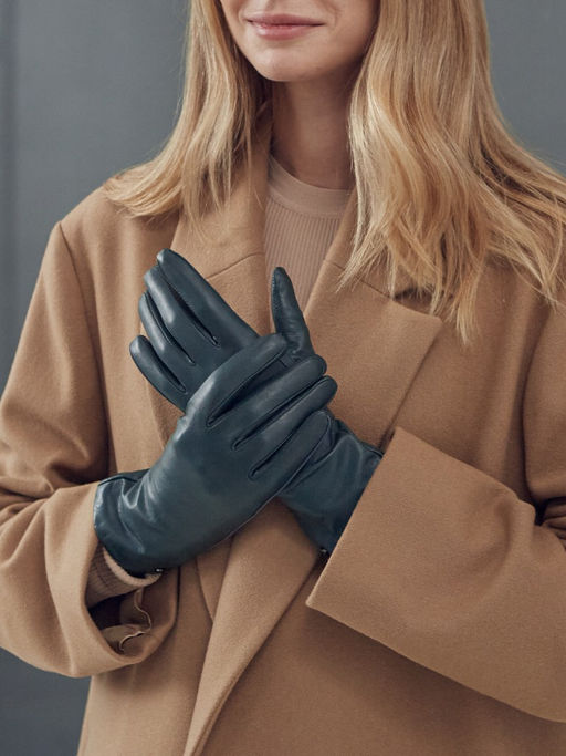 Перчатки женские ш+каш. IS01080 d.green - Eleganzza фото 10