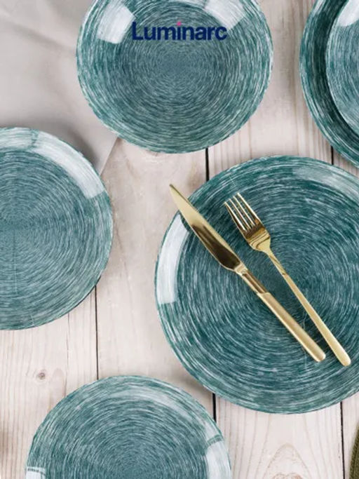 Набор столовый BRUSHMANIA METALLIC GREEN 12пр арт.V6061 /Люминарк/ - Luminarc фото 9