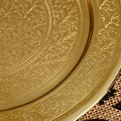 Блюдо «Роспись», 24×24 см, латунь