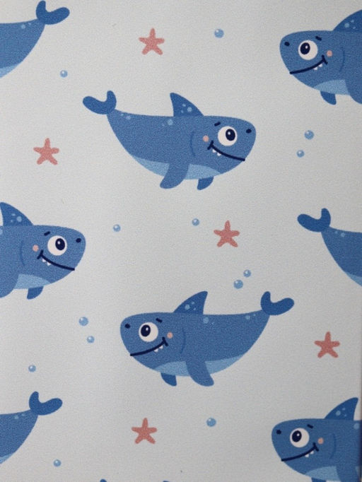 ОБЛОЖКА ДЛЯ ПАСПОРТА Funny Shark, плотность 600 мкм