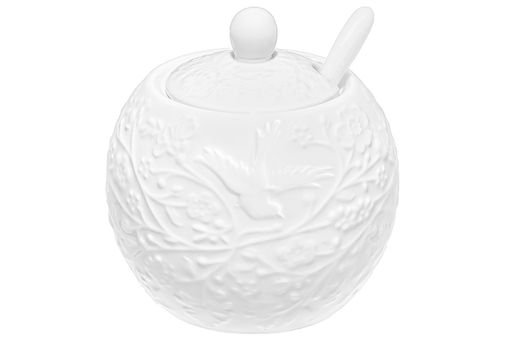 Сахарница 500 мл 11*11*12 см Райский сад с металлической ложкой - Elan gallery фото 12